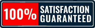 100% Satisfaction Guaranteed badge