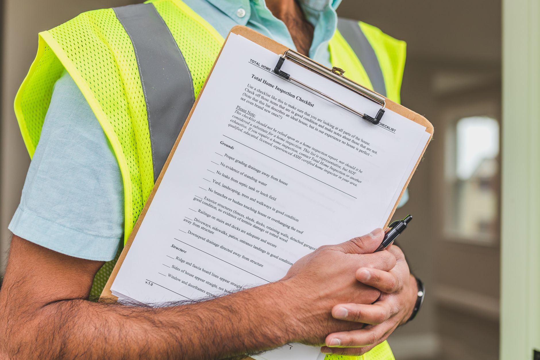 Homeowner reviewing eligibility checklist for the Louisiana Fortify Homes Program grant